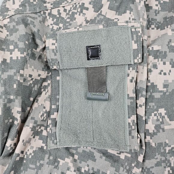 Defender M Men's Size Lrg Flame Resistant Camo BDU Full Zip Army Military Jacket - Picture 15 of 16